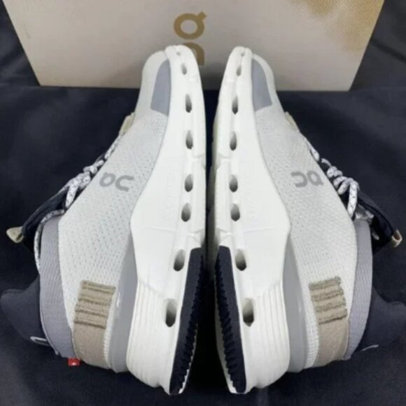 New ON Running Cloud Cloudnova White Sand Womens Casual Fashion Sneake - Picture 3 of 5